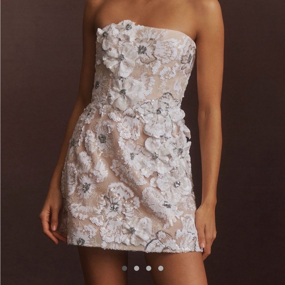 HELSI CAPRICE MINI STRAPLESS DRESS